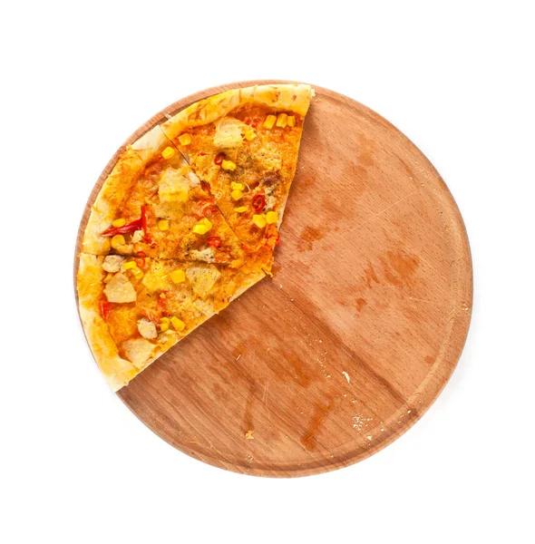 Fresh pizza with cheese — Stock Photo, Image