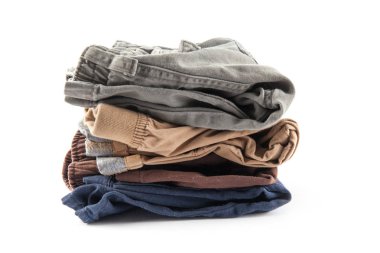 Beyaz elbise yığını