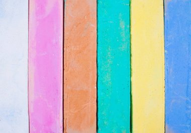 Renk tebeşir beyaz izole