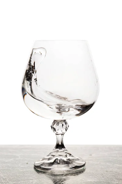 Água limpa em um copo — Fotografia de Stock
