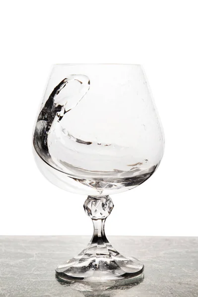 Čistá voda ve sklenici — Stock fotografie