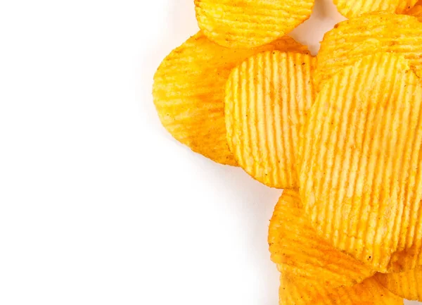 Friterade potatischips — Stockfoto