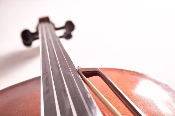 旧的复古大提琴 — 图库照片