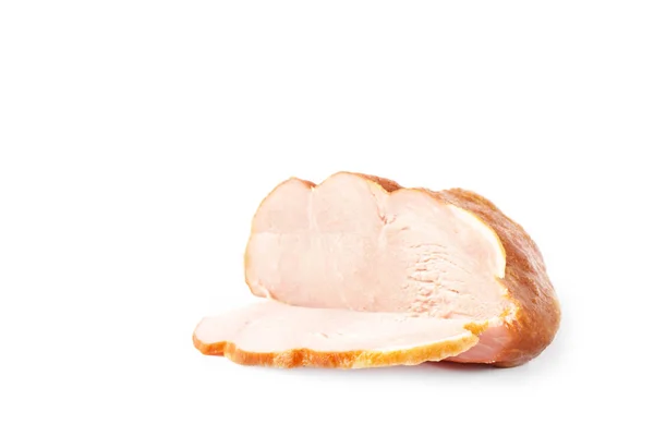 Bacon fresco isolado — Fotografia de Stock