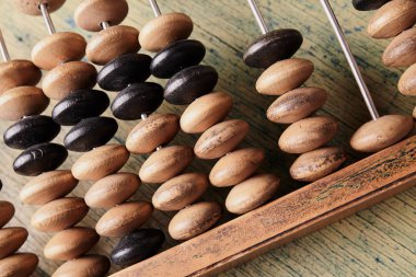 Eski retro abacus