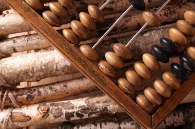 Eski retro abacus