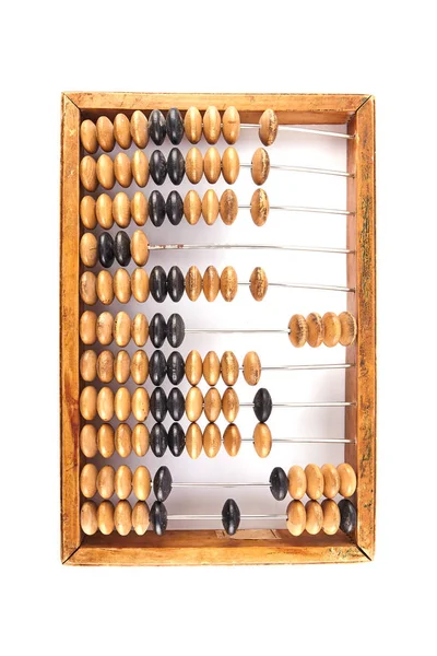 Velho retro abacus isolado — Fotografia de Stock