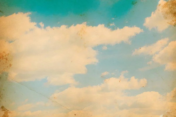Natureza fundo com céu azul — Fotografia de Stock