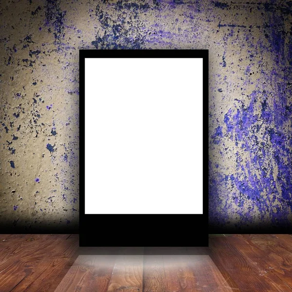 Advertising Lightbox Empty Room Stage Background — Stock Photo, Image