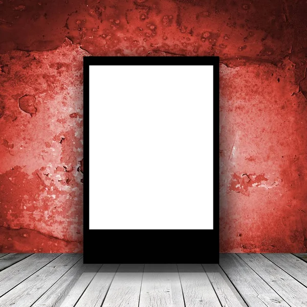 Reklamy Lightbox Pustym Pokoju Tła Sceny — Zdjęcie stockowe