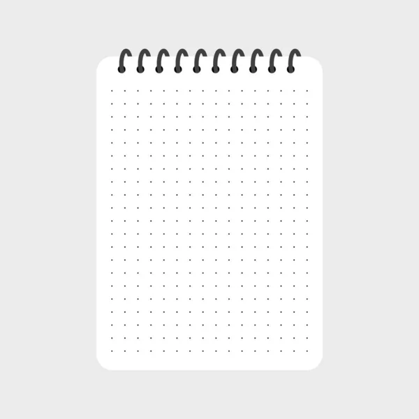 Creatieve vector illustratie van realistische notebooks bekleed — Stockvector