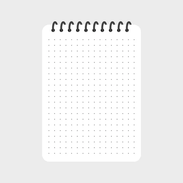 Ilustración vectorial creativa de cuadernos realistas alineados — Archivo Imágenes Vectoriales