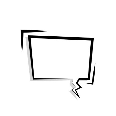 El çizimi konuşma baloncukları. Vektör