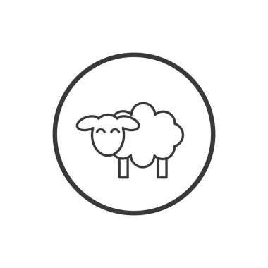 Çizgi simgesi koyun tarafı