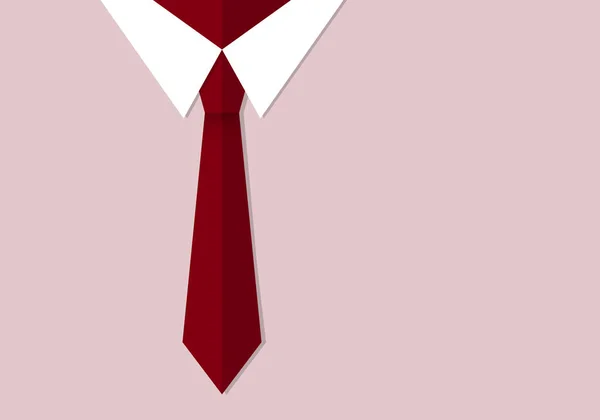 Business background avec cravate. Vecteur — Image vectorielle