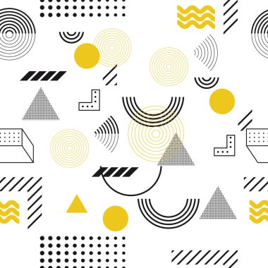 Evrensel eğilim yarım ton geometrik şekiller pürüzsüz arkaplan