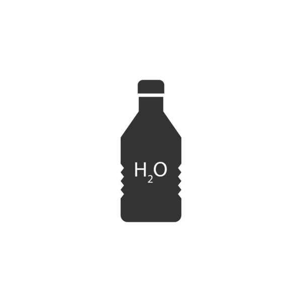 Icono de la botella, plantilla de diseño de símbolo. Vector — Vector de stock