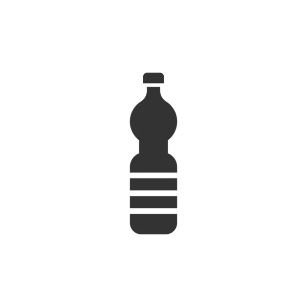 Icono de la botella, plantilla de diseño de símbolo. Vector — Archivo Imágenes Vectoriales