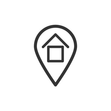 Konumu simge vektör.