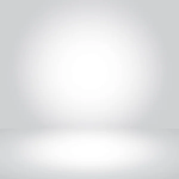 Empty white and gray light studio room interior. Studio room light. Vector — 图库矢量图片