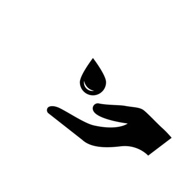 Su Bakımı Simgesi. Vektör Sembolü. Logo Şablon Tasarım Elemanı