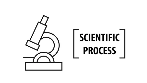 Icono Del Microscopio Con Sello Goma Proceso Científico Salud Vector — Vector de stock