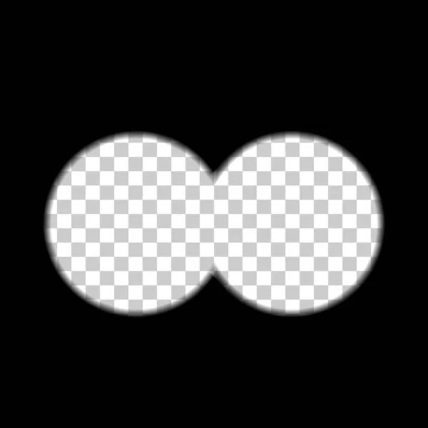 Dürbün görüş vektörü askeri mercek görüşü. Casus dürbünü görüntüsü izleme izole edilmiş hedef görüntüleyici.