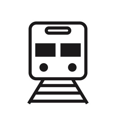 İkon metro taşıma hattı tarzı. vektör illüstrasyonu