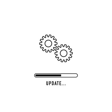 Yükleme işlemi. Sistem simgesini güncelle. Yükseltme uygulaması ilerleme simgesi kavramı