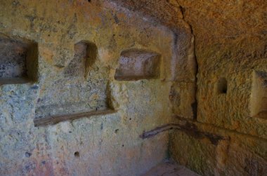 Carvalho beach in Carvoeiro. Lagoa, Algarve