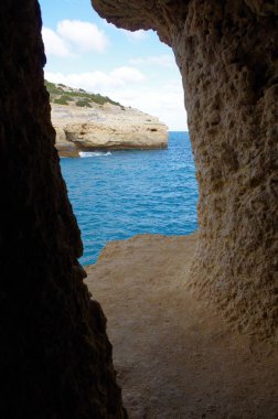 Carvalho beach in Carvoeiro. Lagoa, Algarve