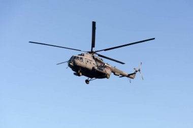 Helikopter havada Rus Hava Kuvvetleri