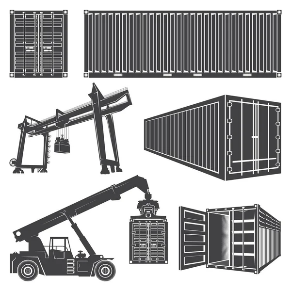 Containerladerportalkran. — Stockfoto