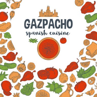Gaspacho çorbası.
