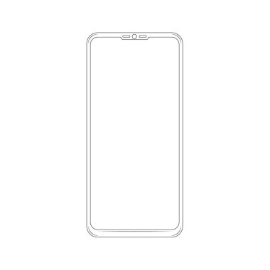 smartphone device phone. High technology and information concept.