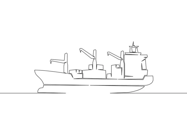 Statek transport towarowy — Zdjęcie stockowe