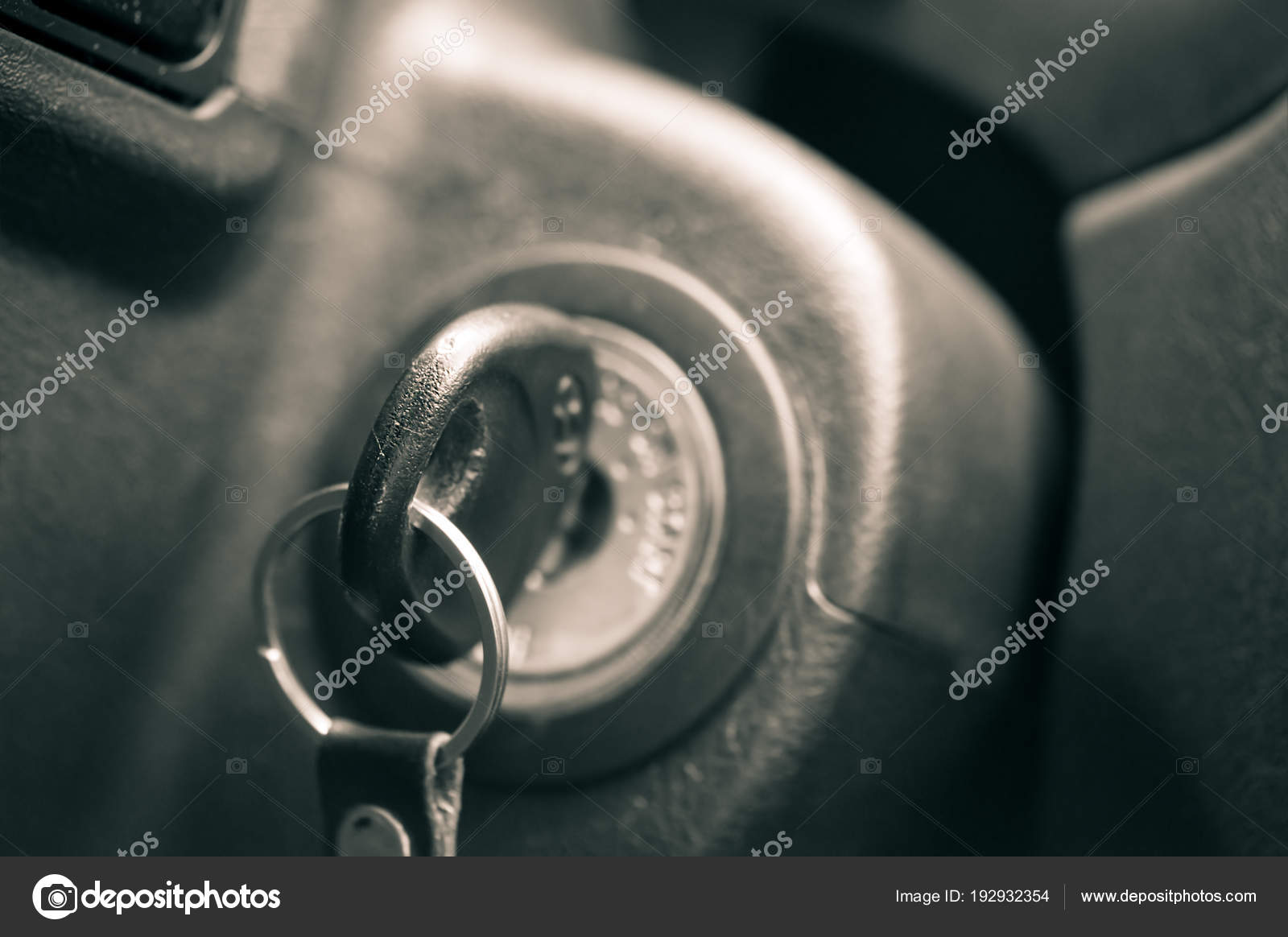 Close Photo Car Key Ignition ⬇ Stock Photo, Image by © VladimirBaz