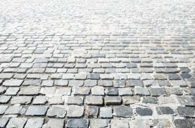 Arnavut kaldırımlı taş yol arka plan fotoğraf