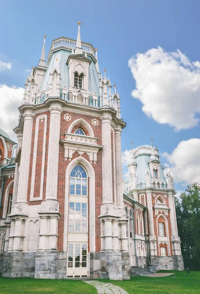 Großer Palast des Museums-Reservats Zaritsyno, Moskau, Russland — Stockfoto