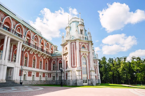 Großer Palast des Museums-Reservats Zaritsyno, Moskau, Russland — Stockfoto