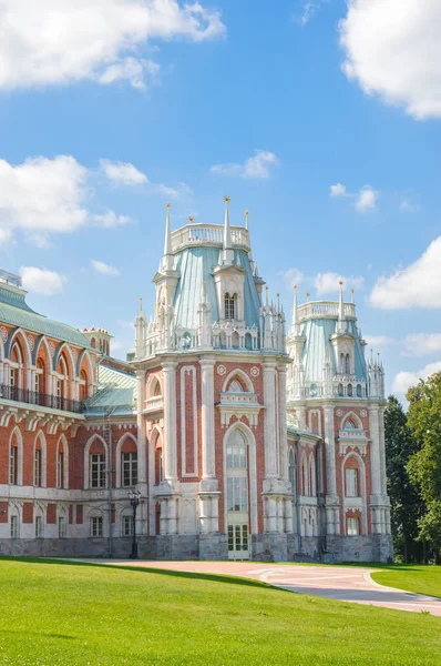 Großer Palast des Museums-Reservats Zaritsyno, Moskau, Russland — Stockfoto