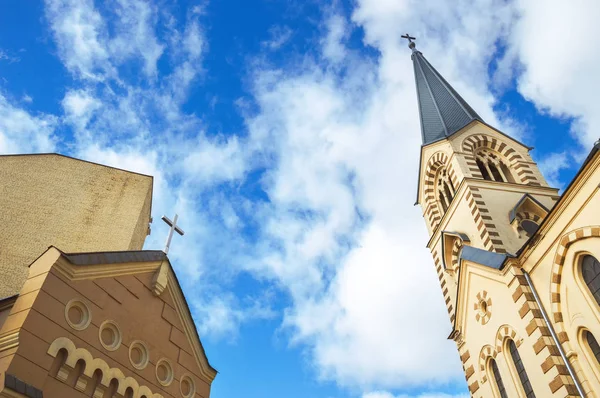 Protestan Lutheran Kilisesi Aziz Peter ve Paul Starosadsky şeritte Moskova, Rusya