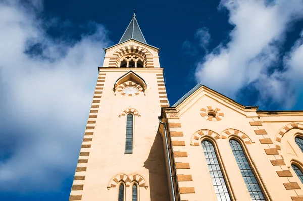 Protestan Lutheran Kilisesi Aziz Peter ve Paul Starosadsky şeritte Moskova, Rusya