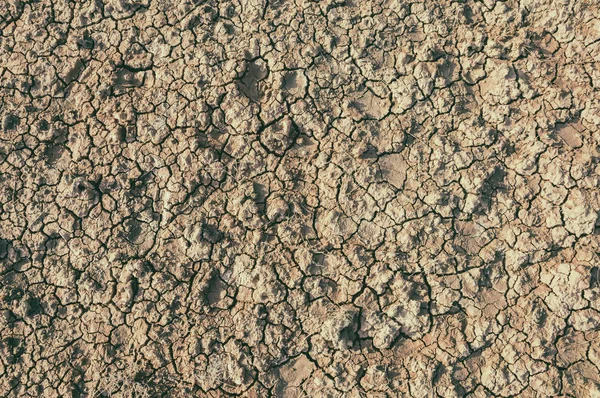 Imagem de fundo do solo argiloso seco — Fotografia de Stock
