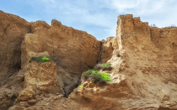 Каньон - образование из песка и глины — стоковое фото