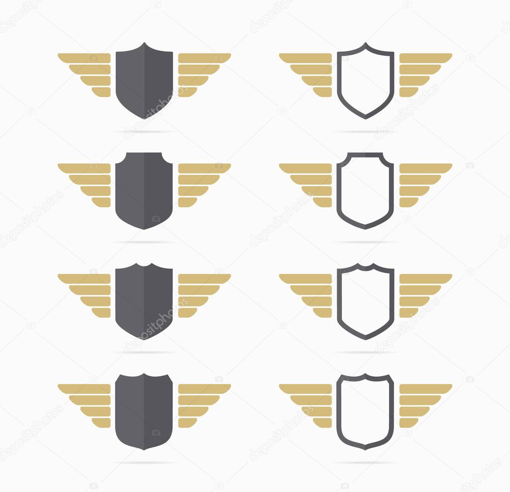Vector logo or icon design element for companies