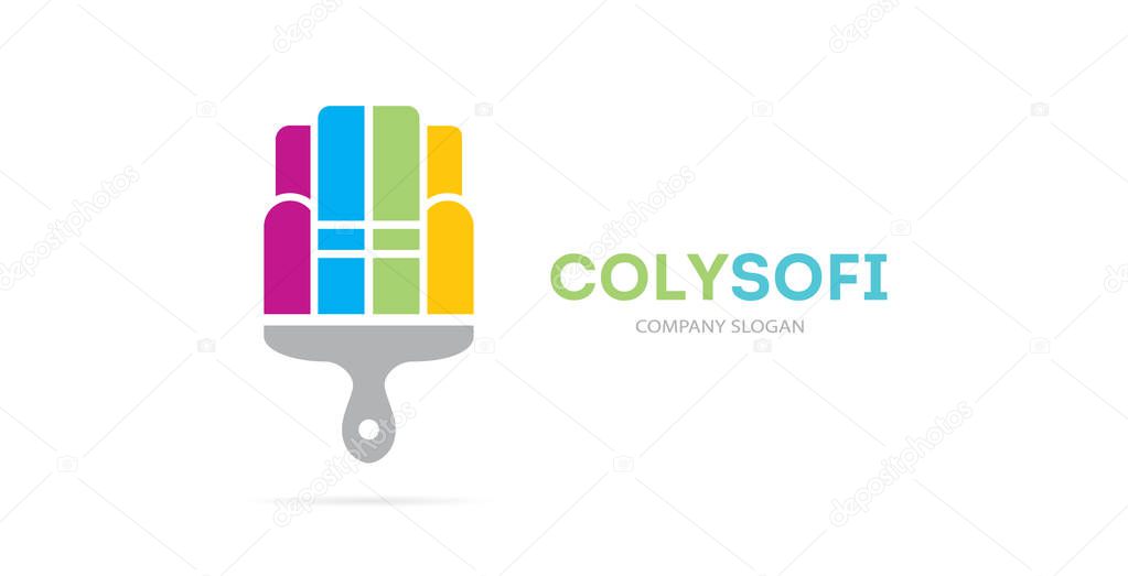 Vector logo or icon design element for companies