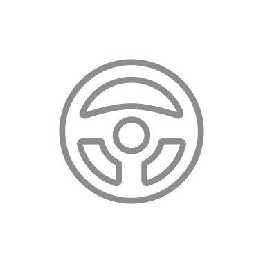 Basit dümen, dümen satırı simgesi. Vektör çizim tasarım sembolü ve işareti. Beyaz arka plan üzerinde izole