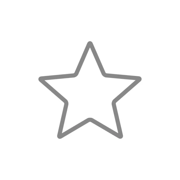 Estrella, icono de línea de comentarios de los clientes. Clasificación, añadir a favoritos, ganar símbolo — Vector de stock