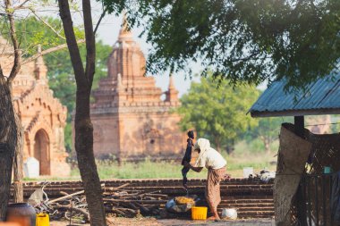 geleneksel myanmar insanlar Asya bagan içinde canlı